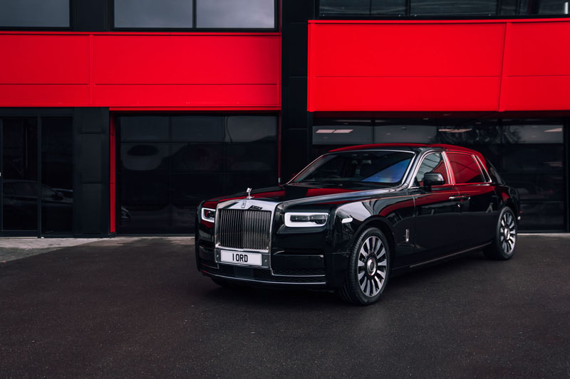Rolls Royce Phantom VIII Black, Platinum Executive Travel, Available for Hire UK, Hire Car